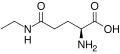 Structural formula of L-Theanine