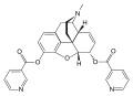 Chemical structure of Nicomorphine