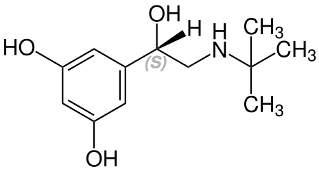 File:(S)-Terbutalin Structural Formula V1.svg
