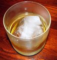 Umeshu on the rocks