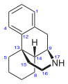 Morphinan structure