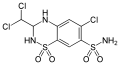 Trichlormethiazide chemical structure