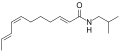 Chemical structure of undeca-2E,7Z,9E-trienoic acid isobutylamide