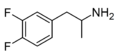 Structure of 3,4-Difluoroamphetamine