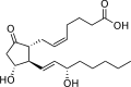 Prostaglandin E2 chemical structure