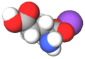 Monopotassium glutamate 3D vdW