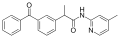 Skeletal structure of Piketoprofen