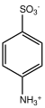 Sulfanilic acid zwitterion structure