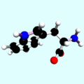 Tryptophan molecule spinning
