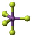 Antimony pentafluoride monomer 3D balls