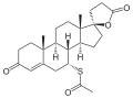 Spironolactone molecule structure