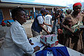 Distribution of BP-5 Emergency food packages in Goma