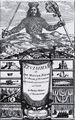 Frontispiece of "Leviathan" by Thomas Hobbes