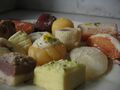 Plate of Indian Sweets – A variety of traditional Indian mithai.