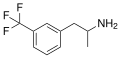 3-Trifluoromethylamphetamine structure