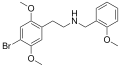 2C-B-NBOMe skeletal structure