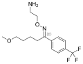 Chemical structure of Fluvoxamine