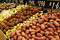 Various types of potatoes