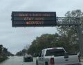 COVID-19 Warning in Mount Pleasant, South Carolina