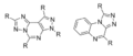 Core structures of tricyclic non-xanthine based antagonists