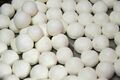 Chhena balls being prepared for Rasgulla