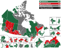 Canadian House of Commons - Bill C-45 (Cannabis Act) - Voting Results by MP (Simple Map)