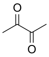 Diacetyl chemical structure