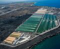Microalgae cultivation facility along the Kona Coast of the Big Island of Hawai’i