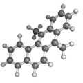 7,12-Dimethylbenz(a)anthracene ball and stick model
