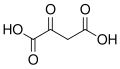 Chemical structure of oxaloacetic acid