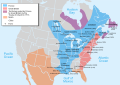 Map of New France