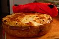 Traditional Finnish macaroni casserole