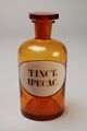 Brown bottle labeled "TINCT. IPECAC."