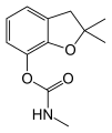 Carbofuran 2D Skeletal Structure