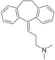 Chemical structure of Amitriptyline
