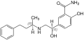 (RR)-Labetalol Structural Formula