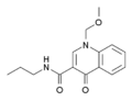 Structure of Terbequinil