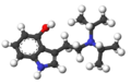 3D stick model of 4-HO-DiPT