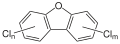 General structure of Polychlorinated dibenzofurans