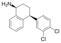 Desmethylsertraline skeletal structure