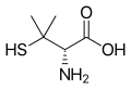 Chemical structure of Penicillamine