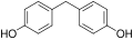 Bisphenol F skeletal structure