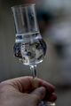 Nosing glass with Eau de Vie