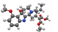 Chemical structure of 7-OH-mitragynine, an alkaloid found in kratom.