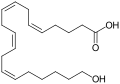 Chemical structure of 20-HETE