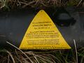 Warning sign for rat poison