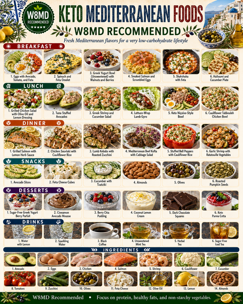Keto Mediterranean foods