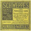 1883 Schweppes Mineral Waters
