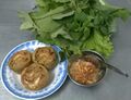 Fried shrimp cake