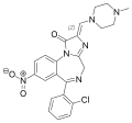 Chemical structure of Loprazolam